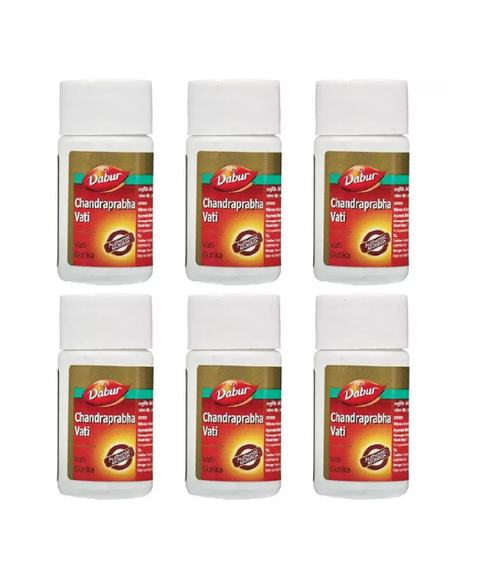 Dabur Chandra prabha Vati (40tab, Pack of 6)