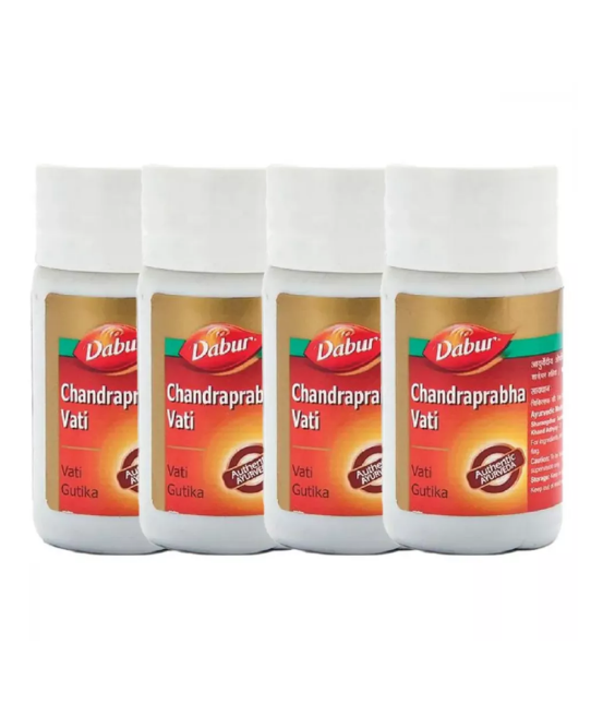 Dabur Chandra prabha Vati (80tab, Pack of 4)
