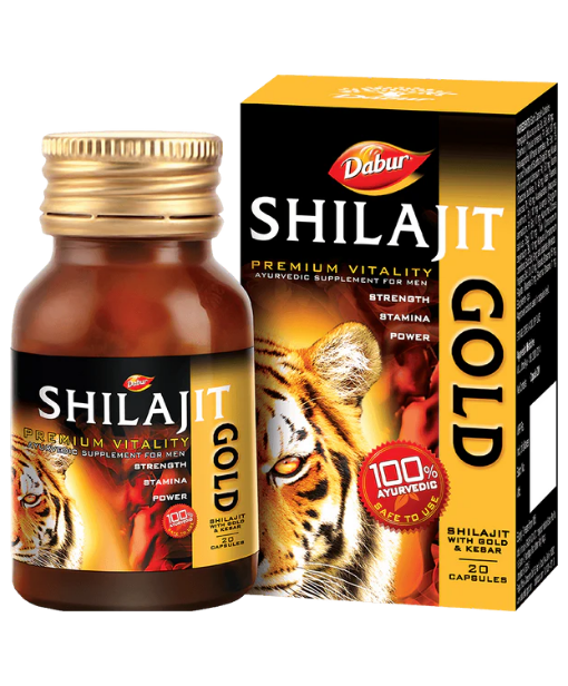 Dabur Shilajit Gold Capsules - 20 Capsules